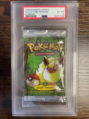 1999 Pokemon Jungle Unlimited Flareon Booster Pack PSA 6 91871428